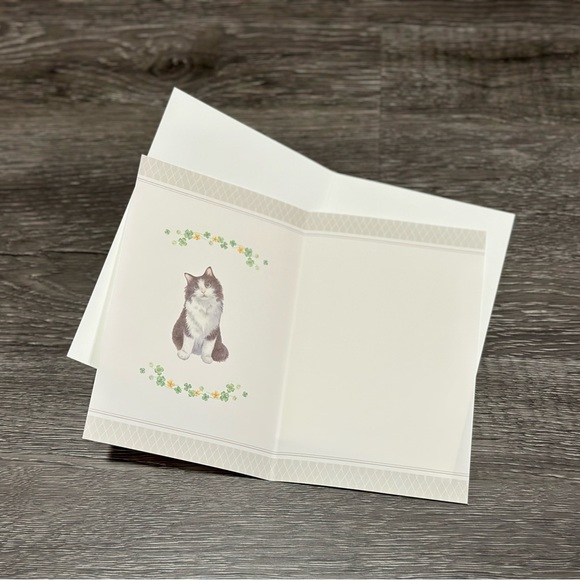Norwegian Forest Kitten Cat Birthday Card ❘ Celebrate Card ❘ Happy Birthday Card - Picture 4 of 7